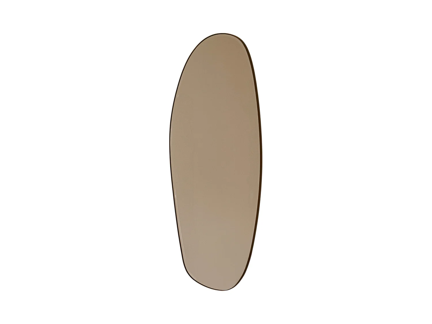 Miroir organique 120 cm - Bronze - Miroir mural asymétrique - Indore Home