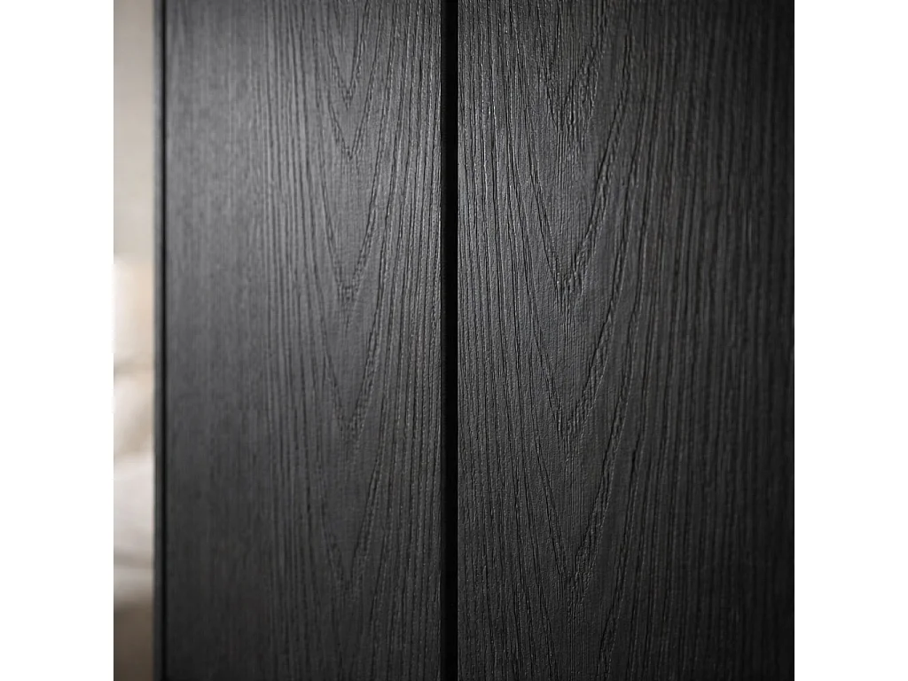 Armoire Upsala graphite / Chêne artisanal 220,5 / 54 / 203cm