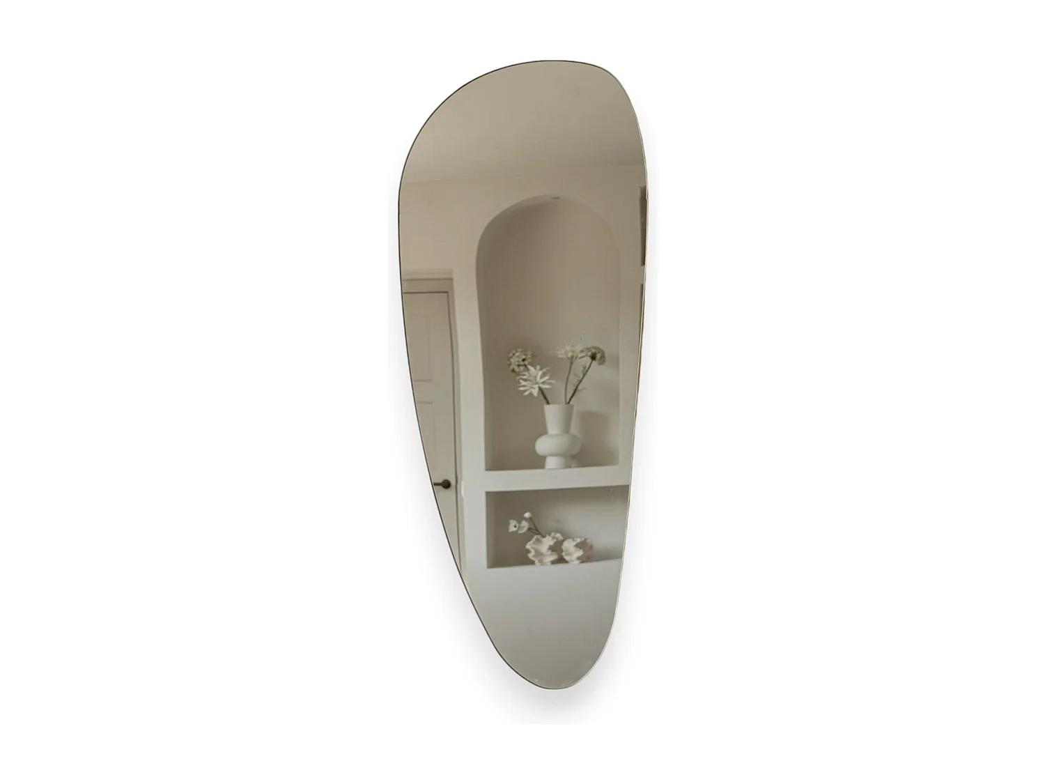 Miroir organique 120 cm - Bronze - Miroir mural asymétrique - Indore Home