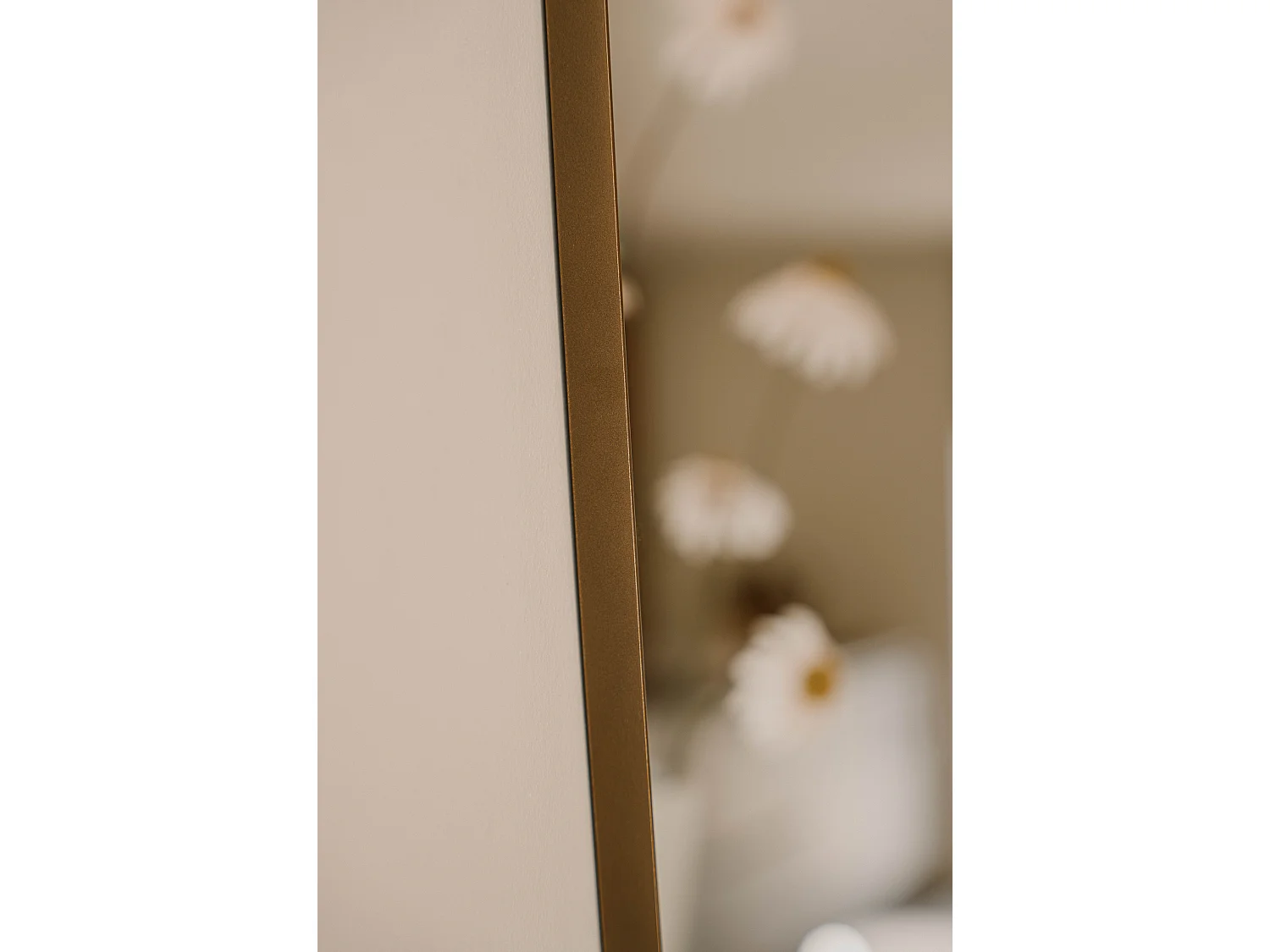Miroir organique 110 cm - Bronze - Miroir mural asymétrique - Indore Home