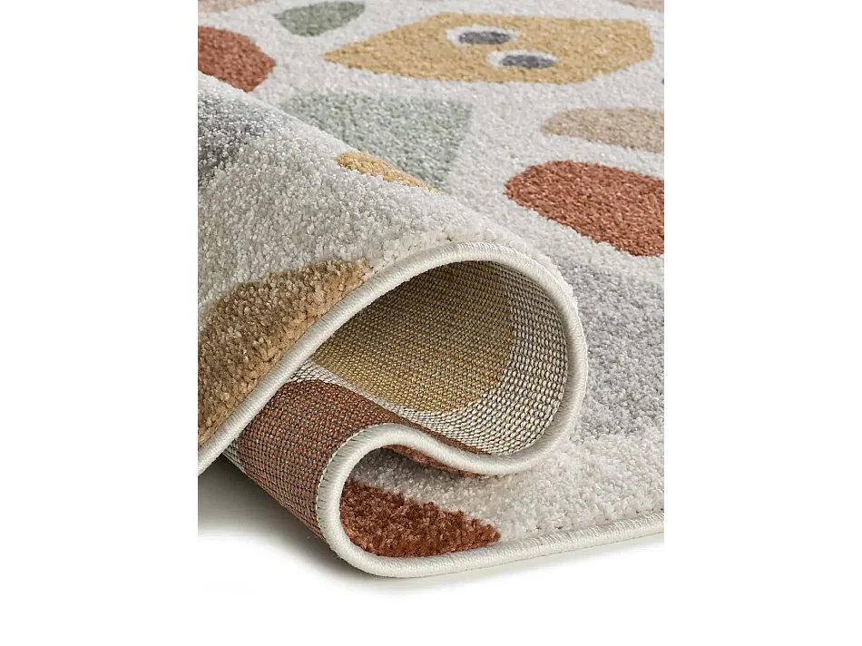 Kindertapijt - geanimeerde stenen - veelkleurig - 120x170 cm - BEATS