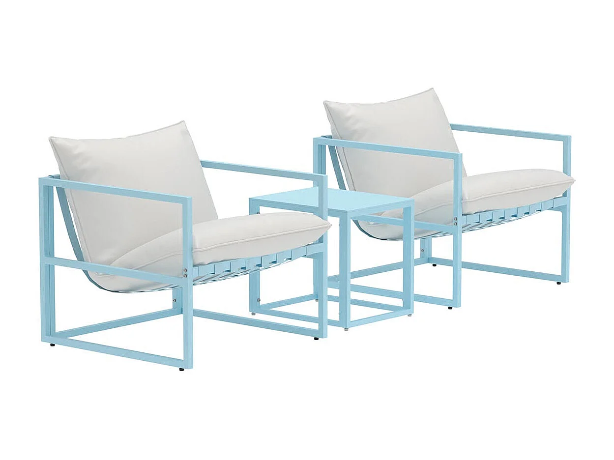 Messina Loungeset hellblau.