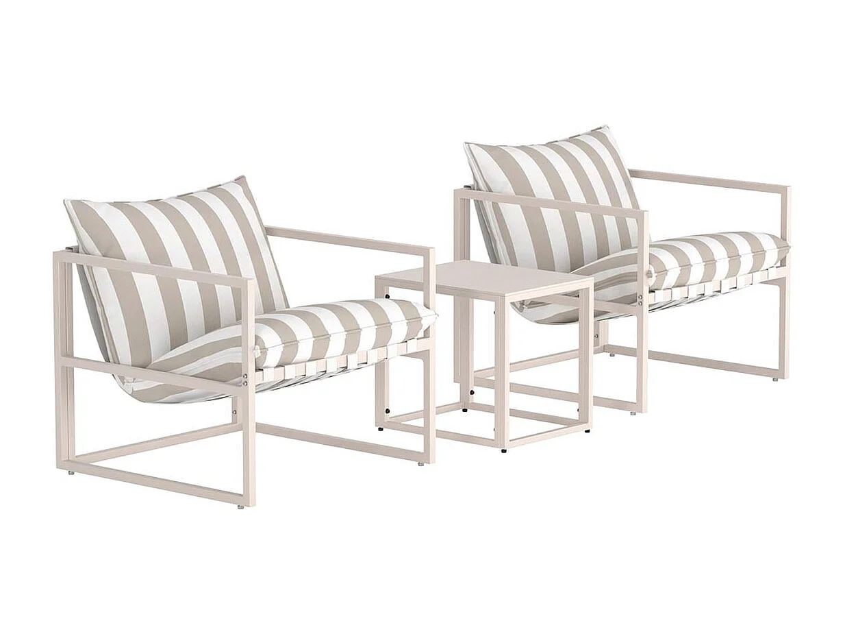 Messina Loungeset beige.