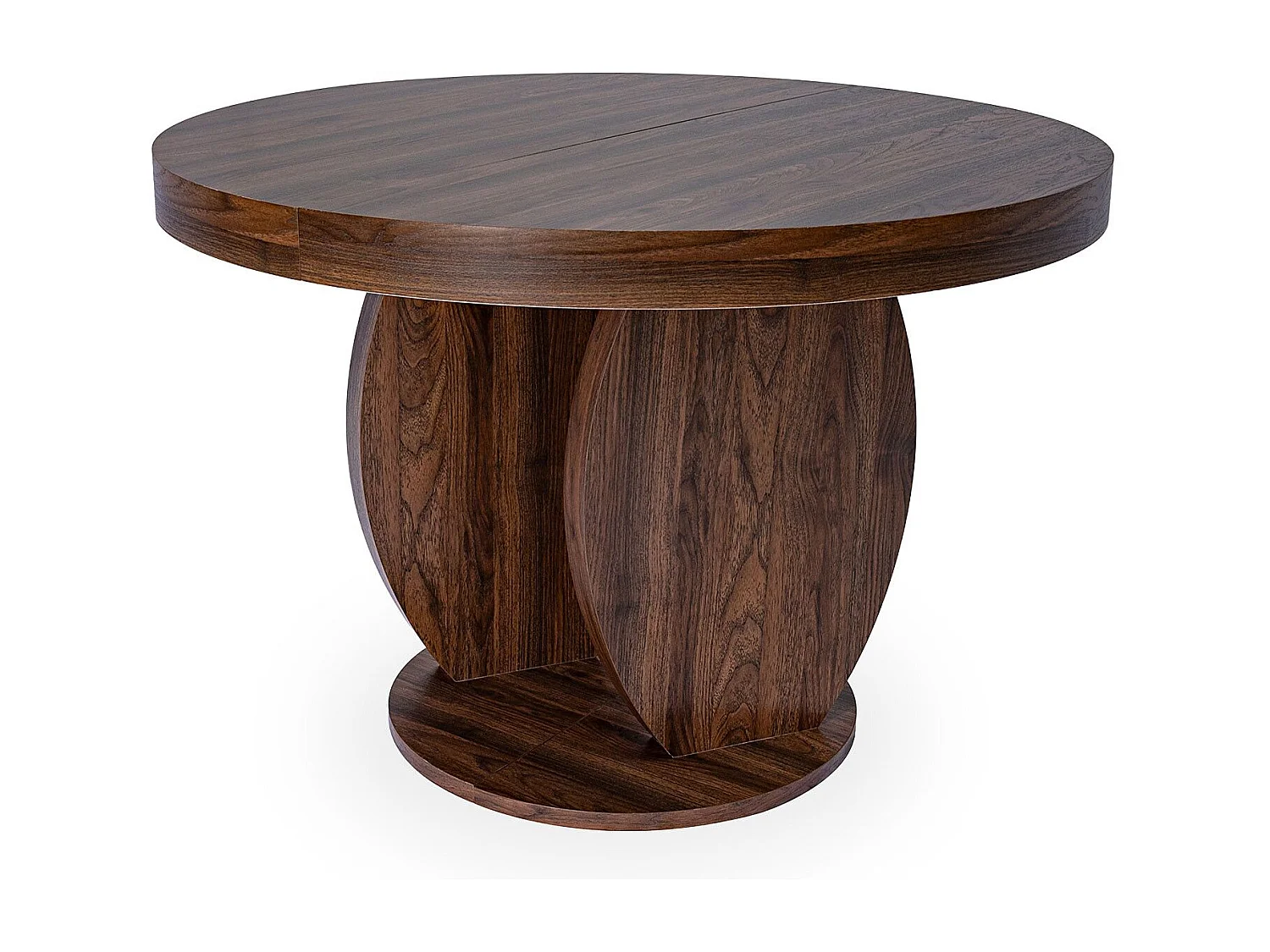 Table ovale extensible L110-260cm Icarios avec pieds design Bois Noyer