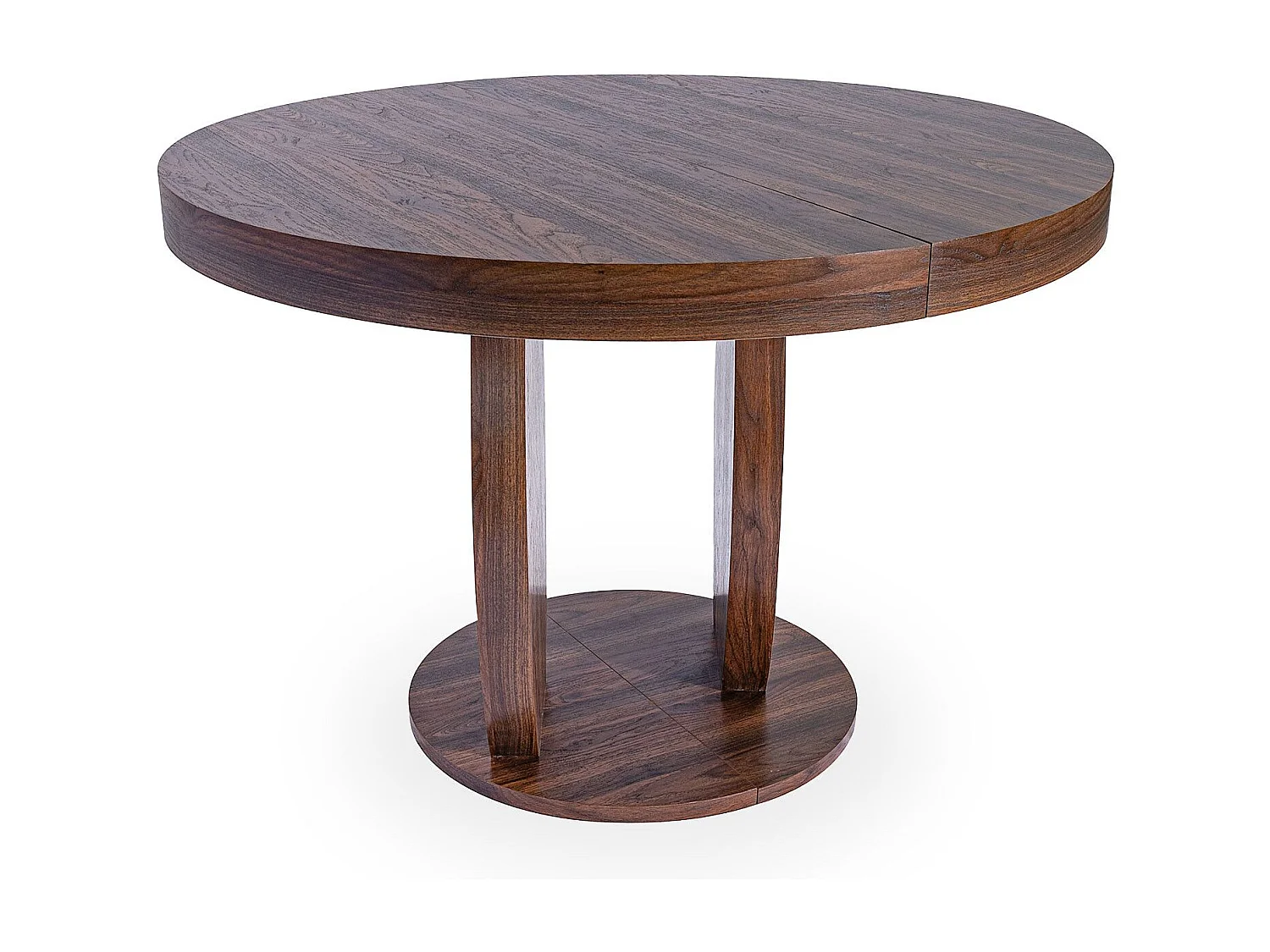 Table ovale extensible L110-260cm Icarios avec pieds design Bois Noyer