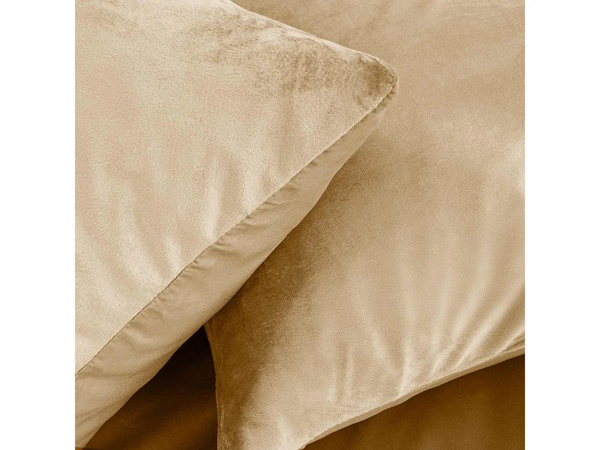 Parure de Lit 3 Pièces "Velina" 240x220cm Sable