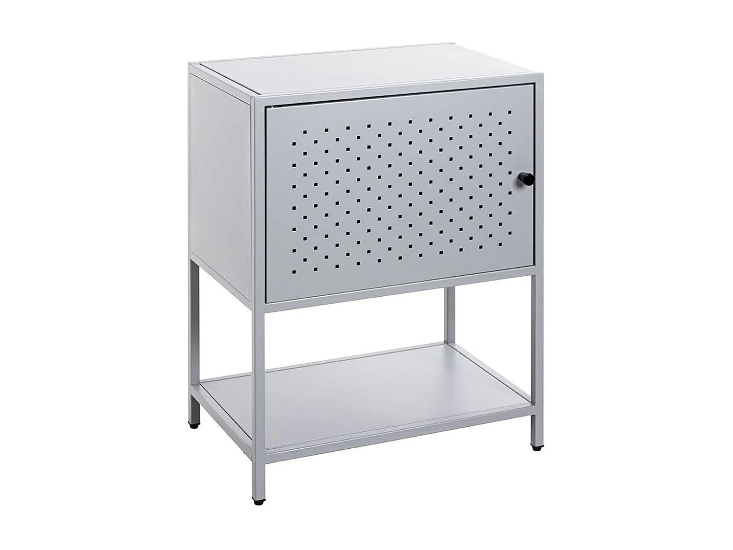 Table de Chevet Design "Boston" 60cm Gris