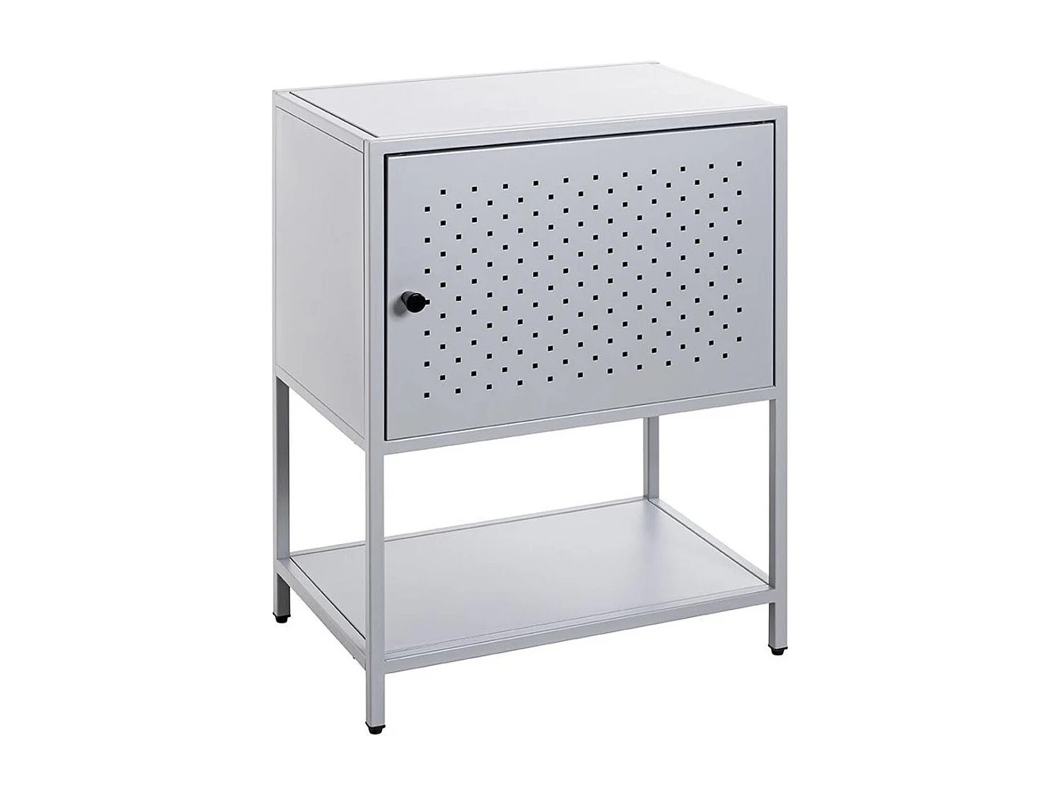 Table de Chevet Design "Boston" 60cm Gris