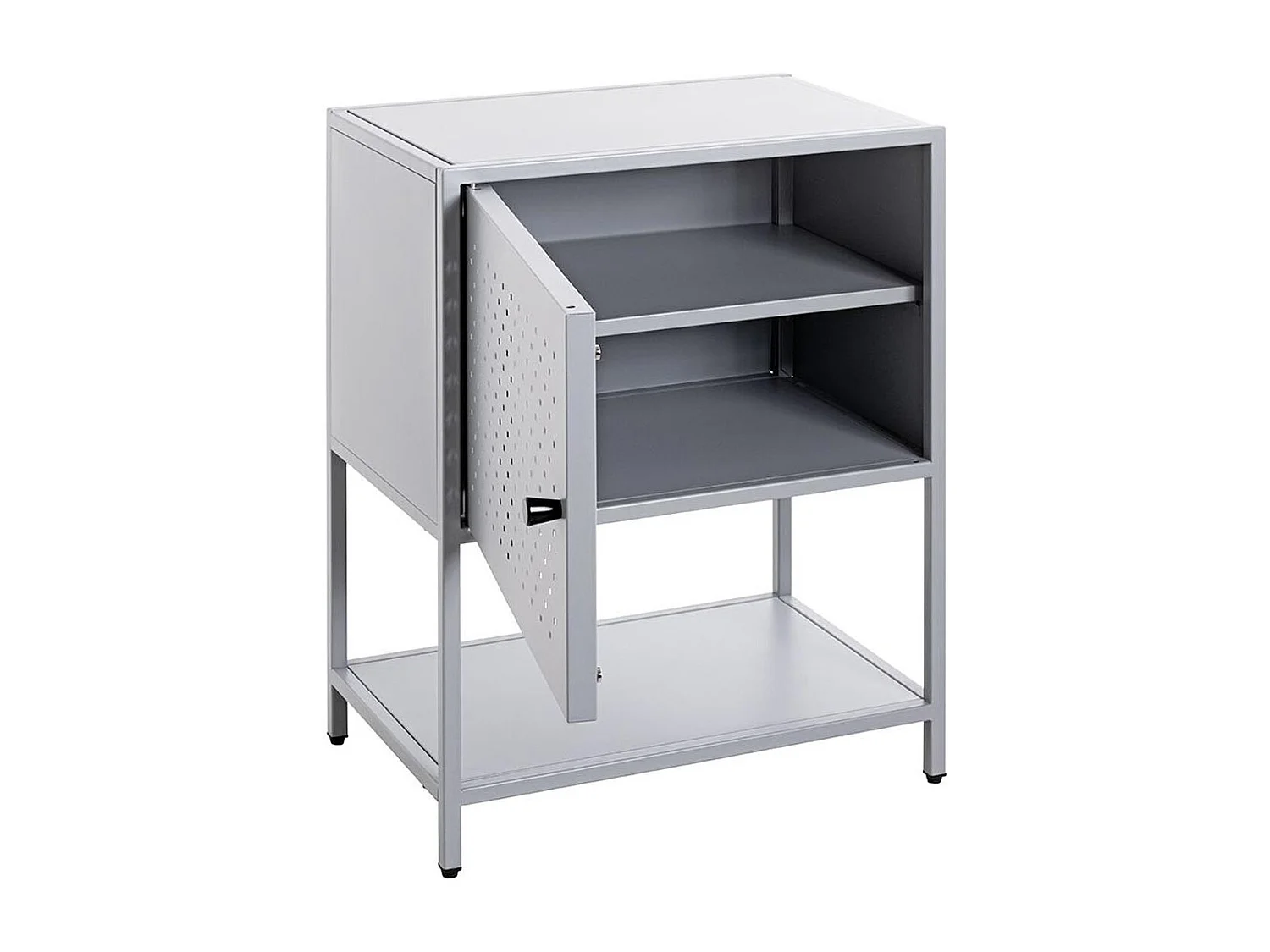 Table de Chevet Design "Boston" 60cm Gris