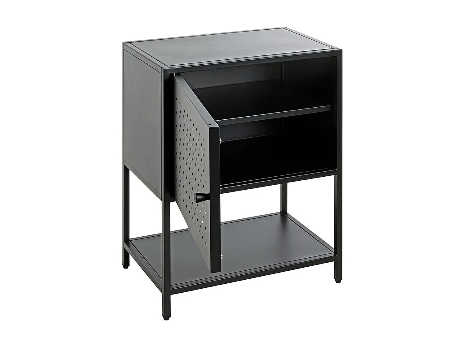Table de Chevet Design "Boston" 60cm Noir