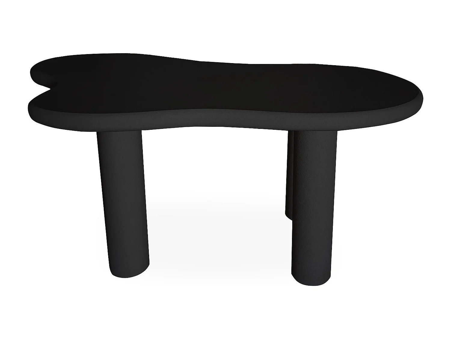 Table à manger forme nuage asymétrique L180cm VALDO Noir