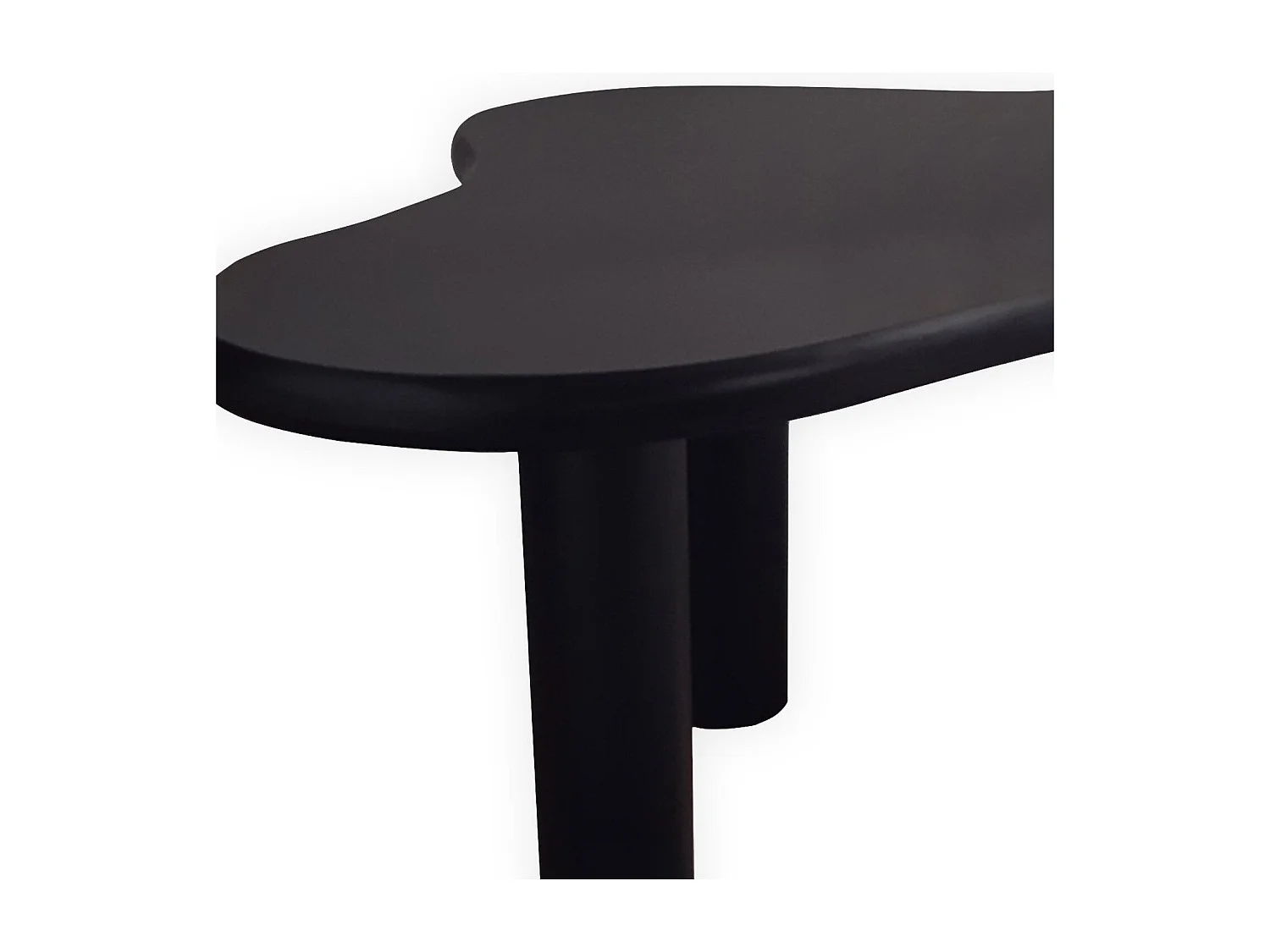 Table à manger forme nuage asymétrique L180cm VALDO Noir