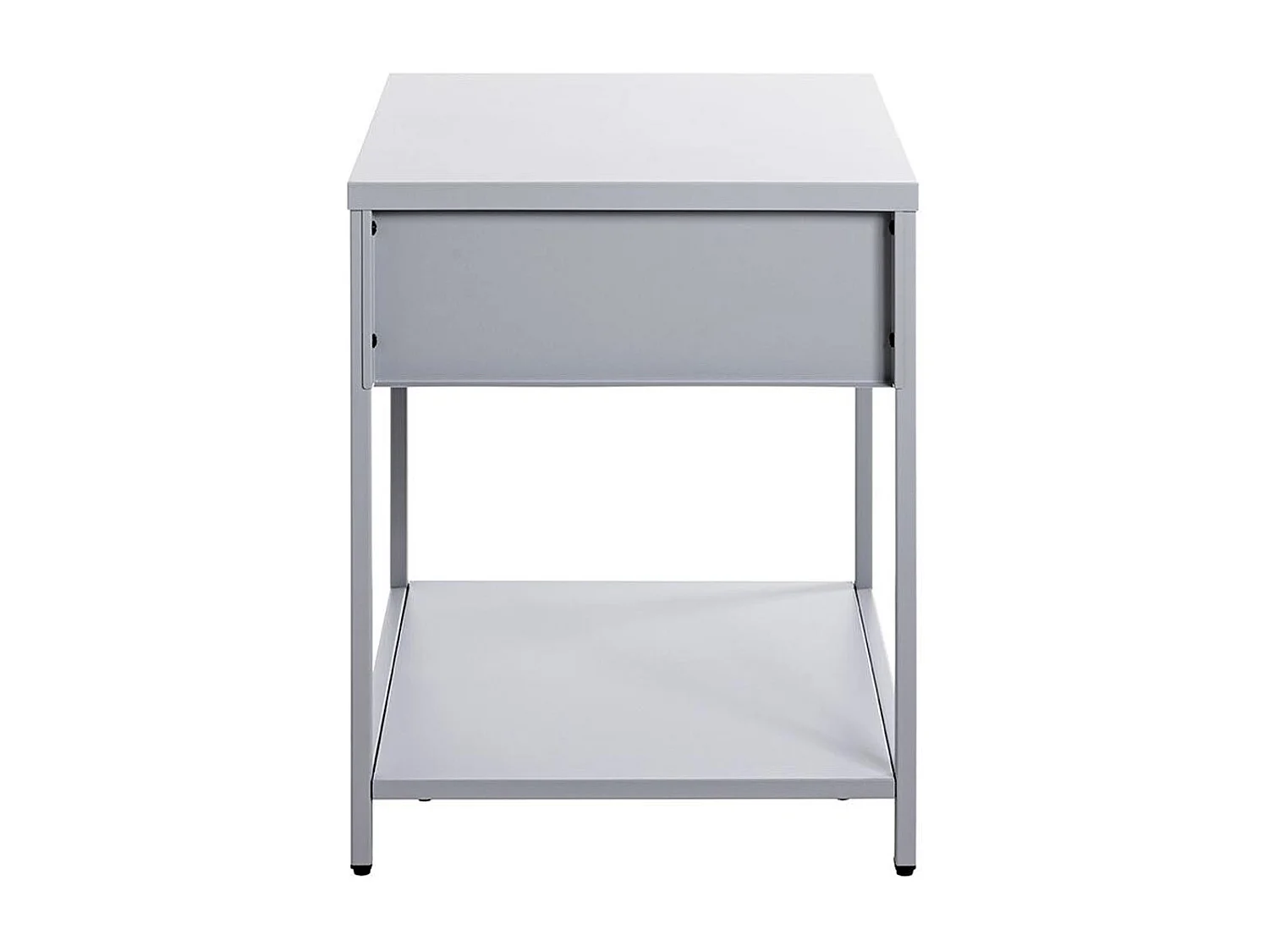 Table de Chevet 1 Tiroir "Boston" 53cm Gris