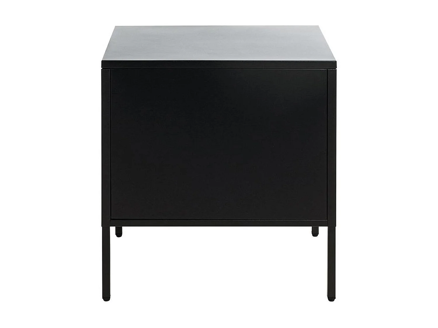 Table de Chevet 1 Tiroir "Boston" 50cm Noir