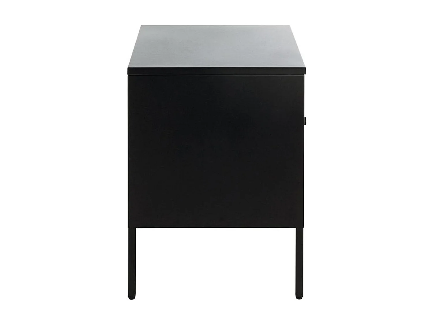 Table de Chevet 1 Tiroir "Boston" 50cm Noir