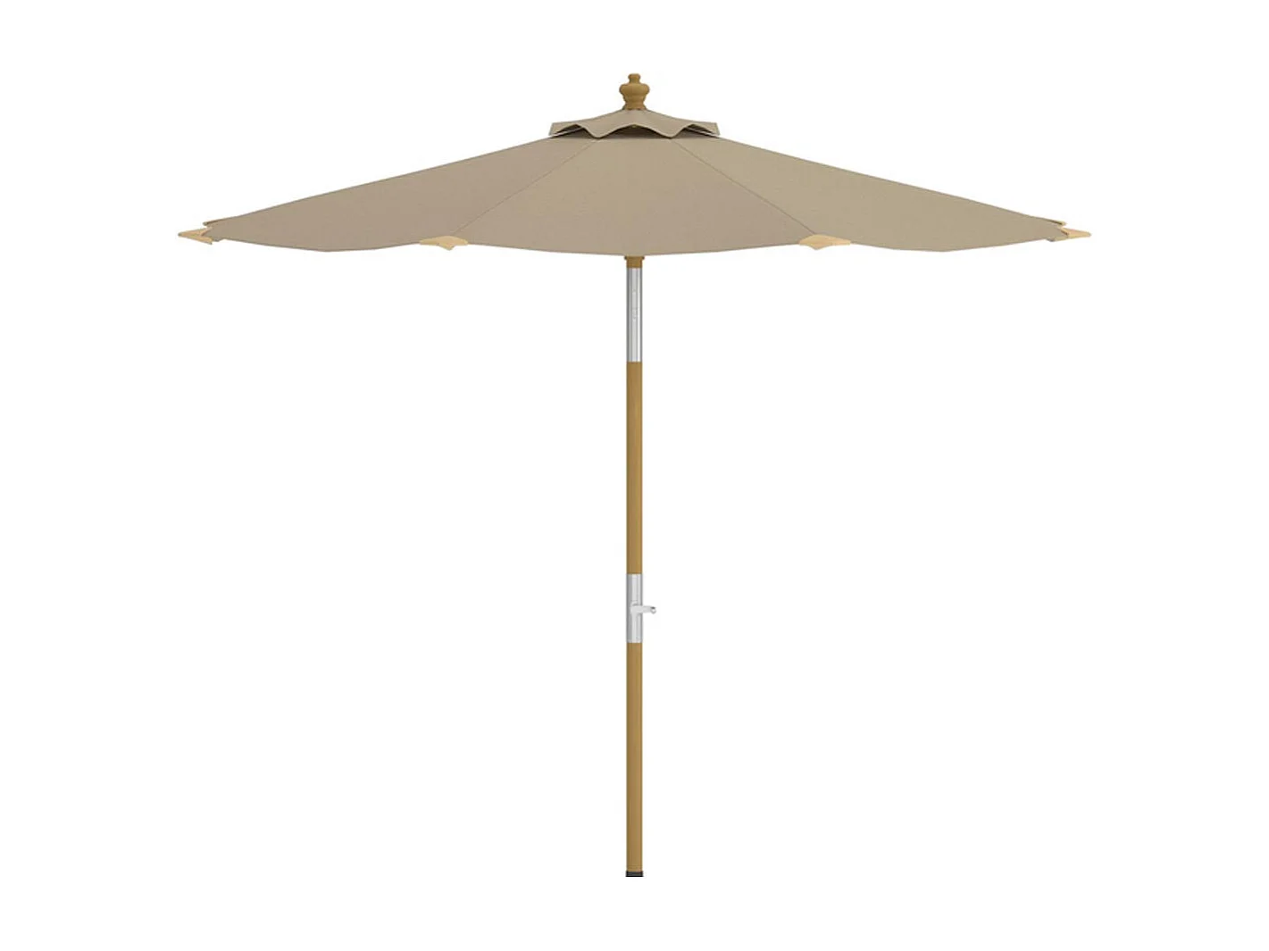 Parasol en Bambou "Cerox" 270cm Beige