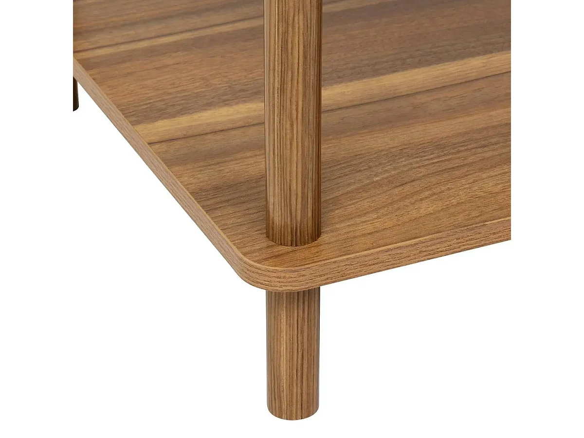 Table Basse Design "Côme" 90cm Marron