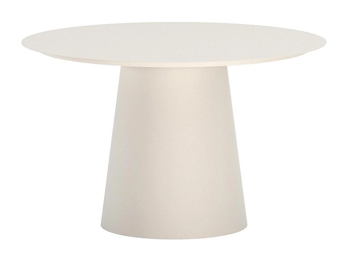 Table de Jardin Ronde "Lanzo" 120cm Beige