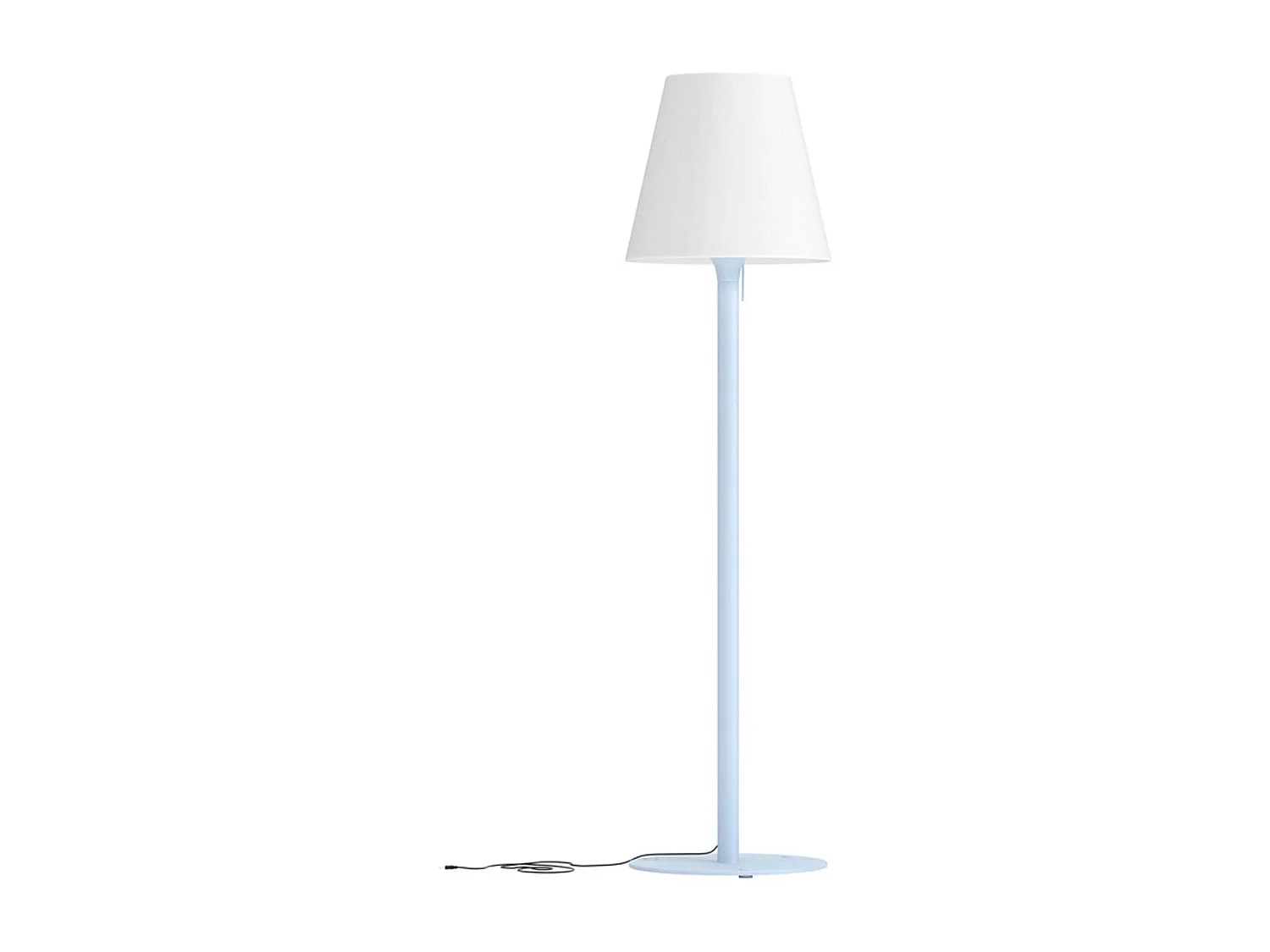 Moris lampe bleu clair.