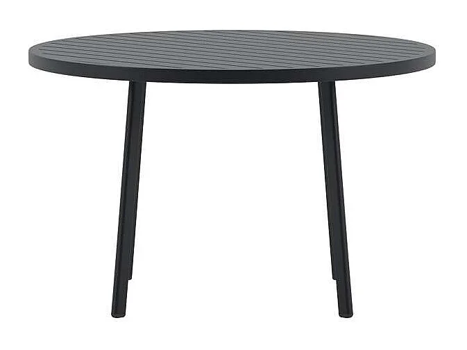 Giardini table de jardin Ø120cm noir.