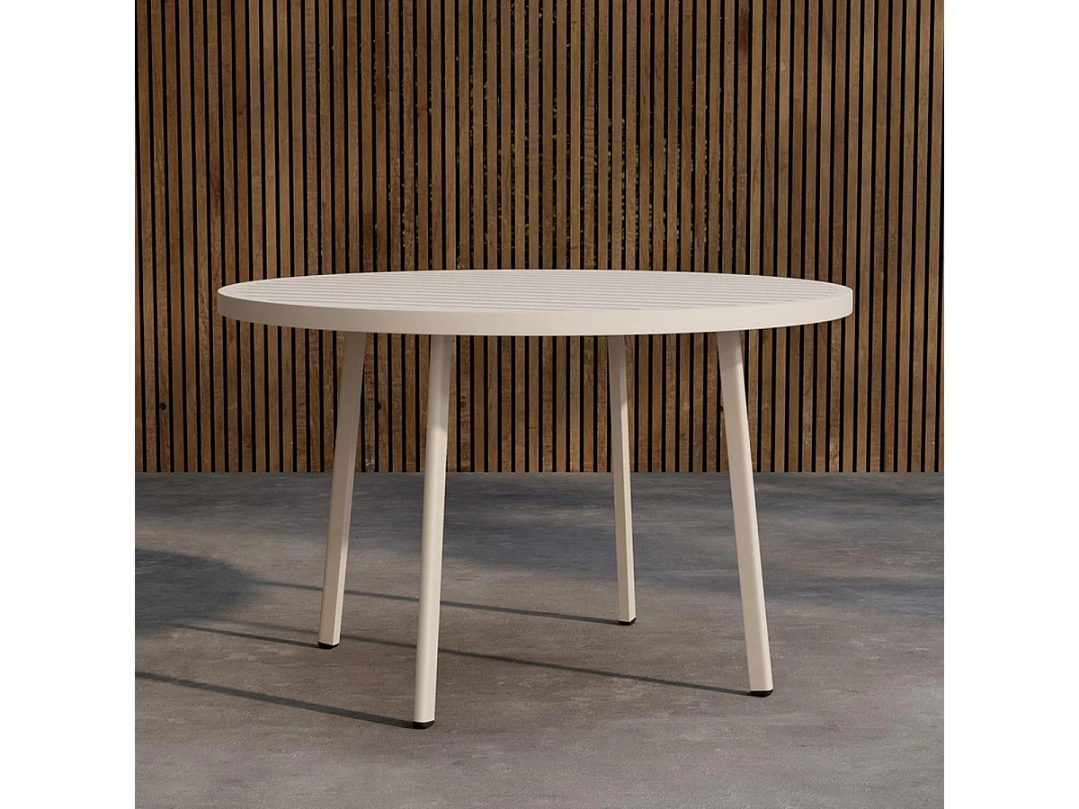 Table de Jardin "Giardini" 120cm Beige