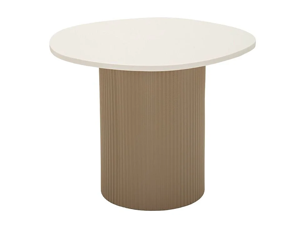 Frankfurt bijzettafel met een modern, strak design en marmerlook.