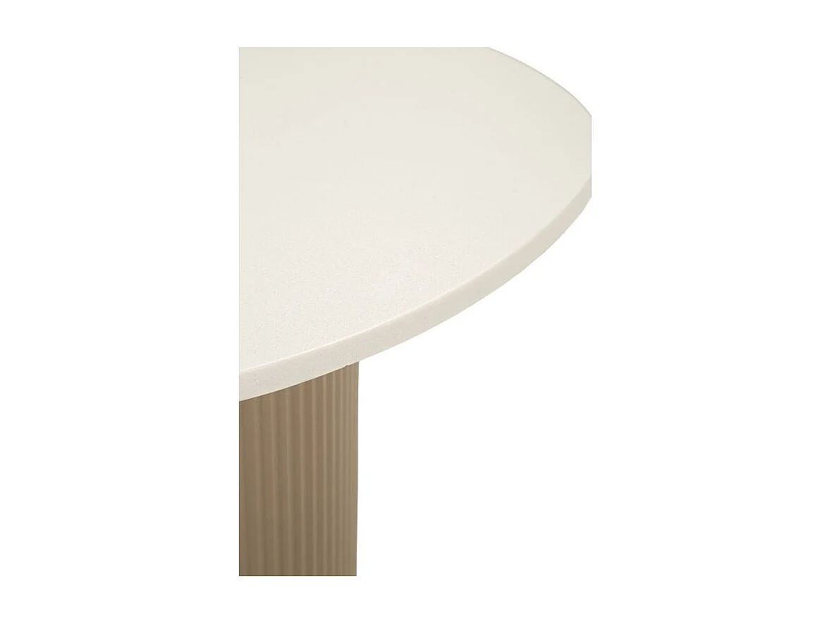 Frankfurt bijzettafel met een modern, strak design en marmerlook.