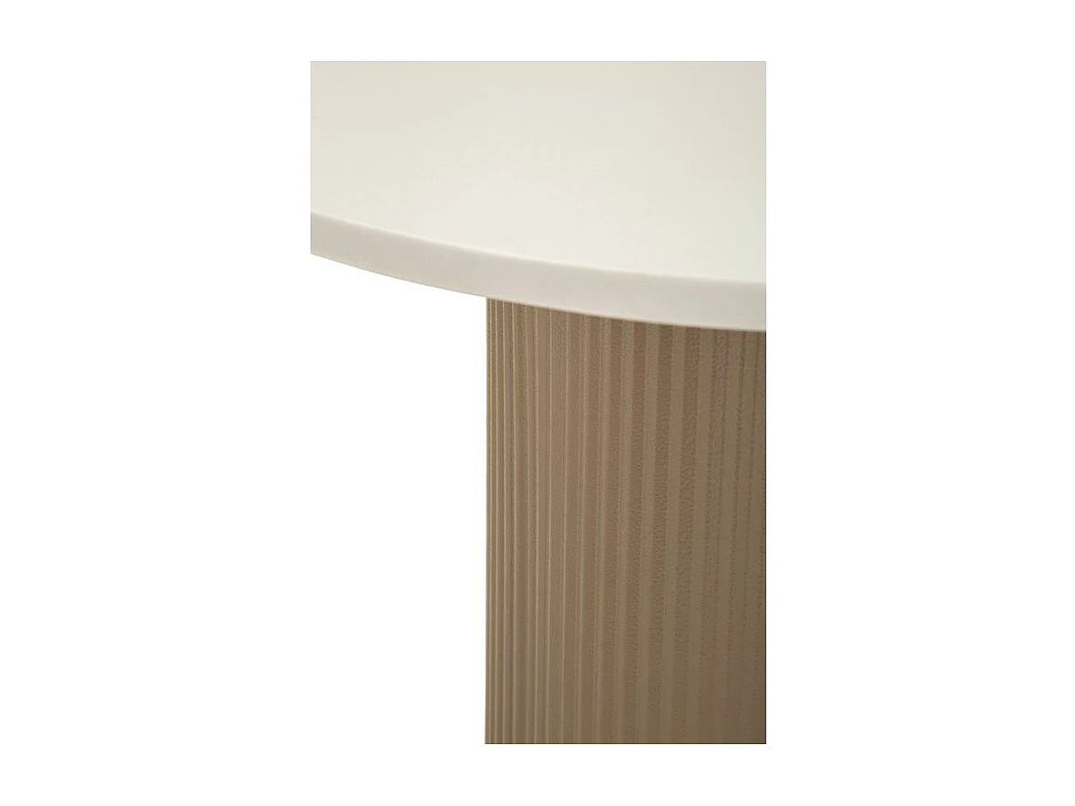 Frankfurt bijzettafel met een modern, strak design en marmerlook.
