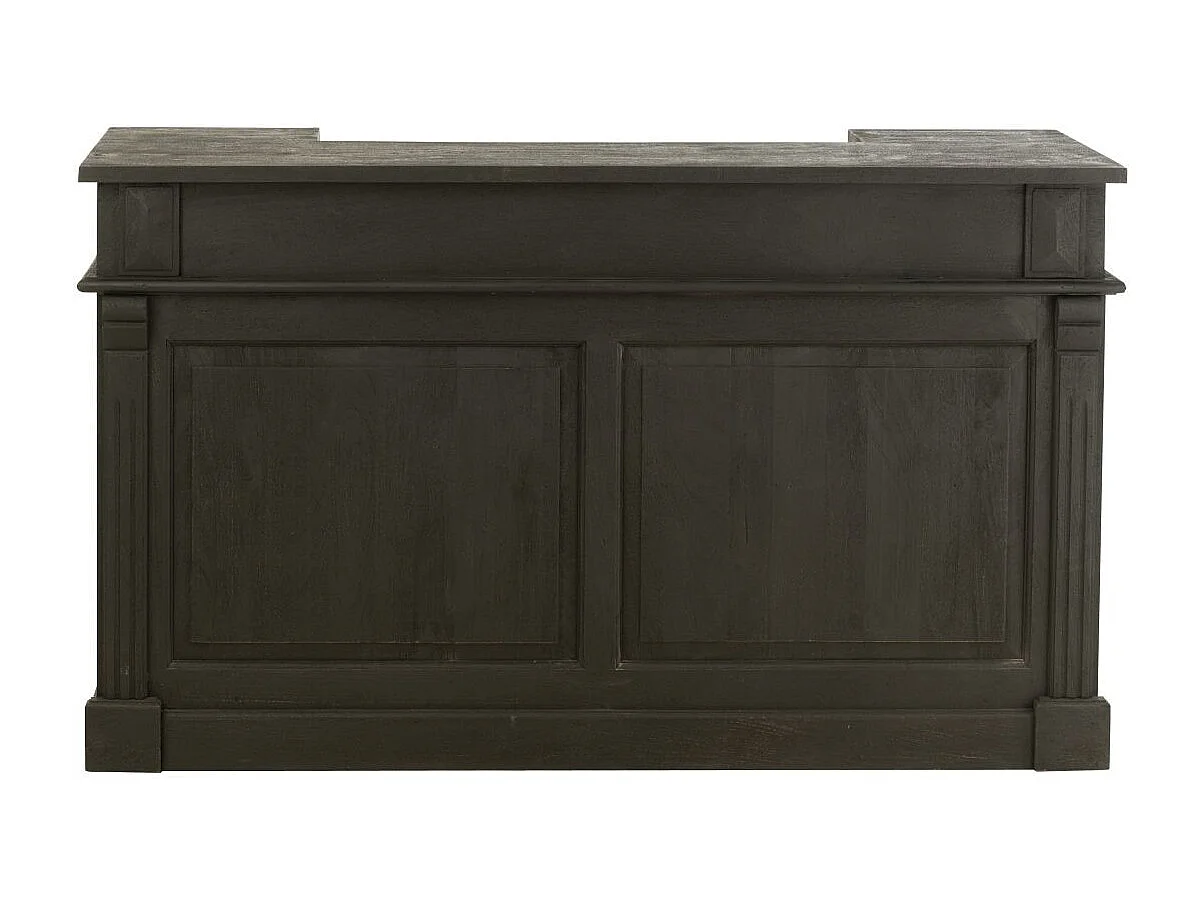 Bar 2 Tiroirs en Bois "Hollywood" 180cm Noir