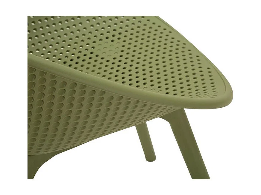 Ensemble de chaises vertes ibiza 2 pièces cm 59x59x83 (hauteur d'assise cm 45)