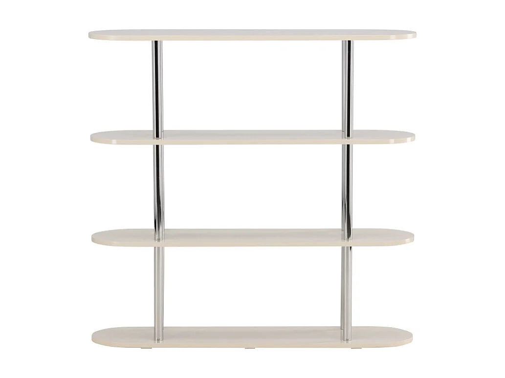 Étagère Design 4 Niveaux "Zino" 120cm Blanc