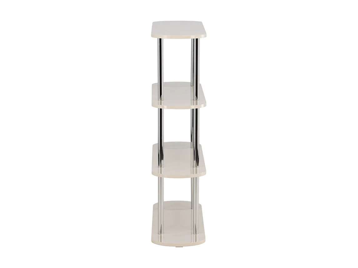 Étagère Design 4 Niveaux "Zino" 120cm Blanc