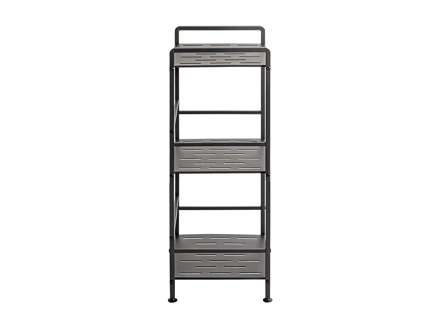Étagère Design 3 Niveaux "Ombre" 74cm Anthracite