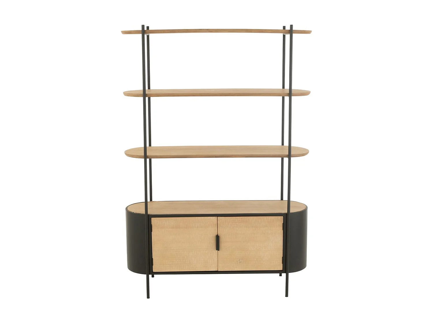 Étagère 4 Niveaux "Bya" 173cm Naturel
