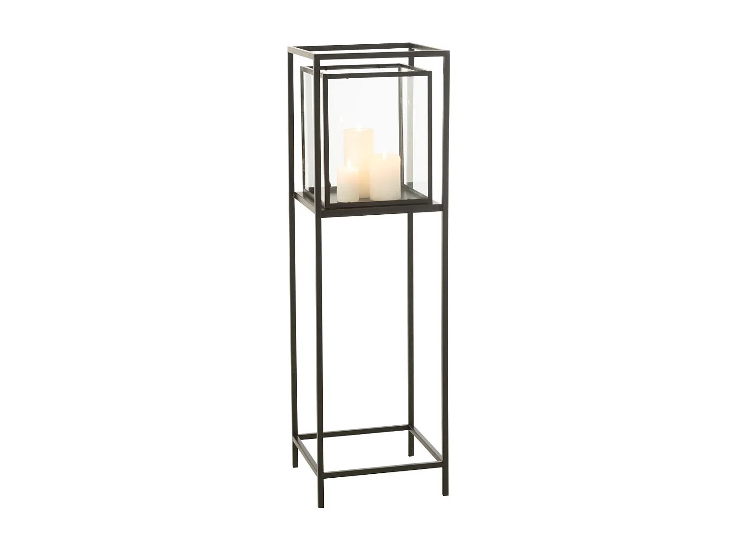 Photophore Design en Métal "Henry" 100cm Noir