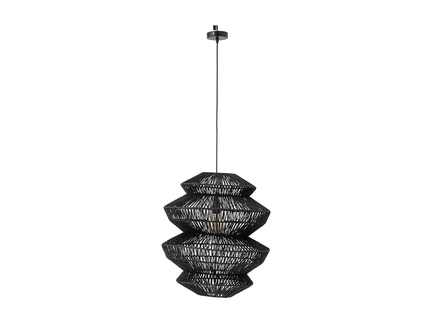 Suspension Design "Corde" 57cm Noir