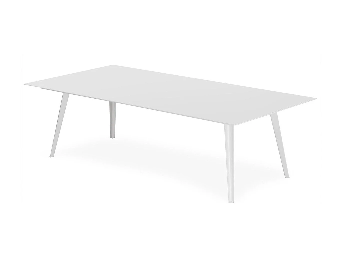 Table Basse Rectangulaire "Bimix" 120cm Blanc