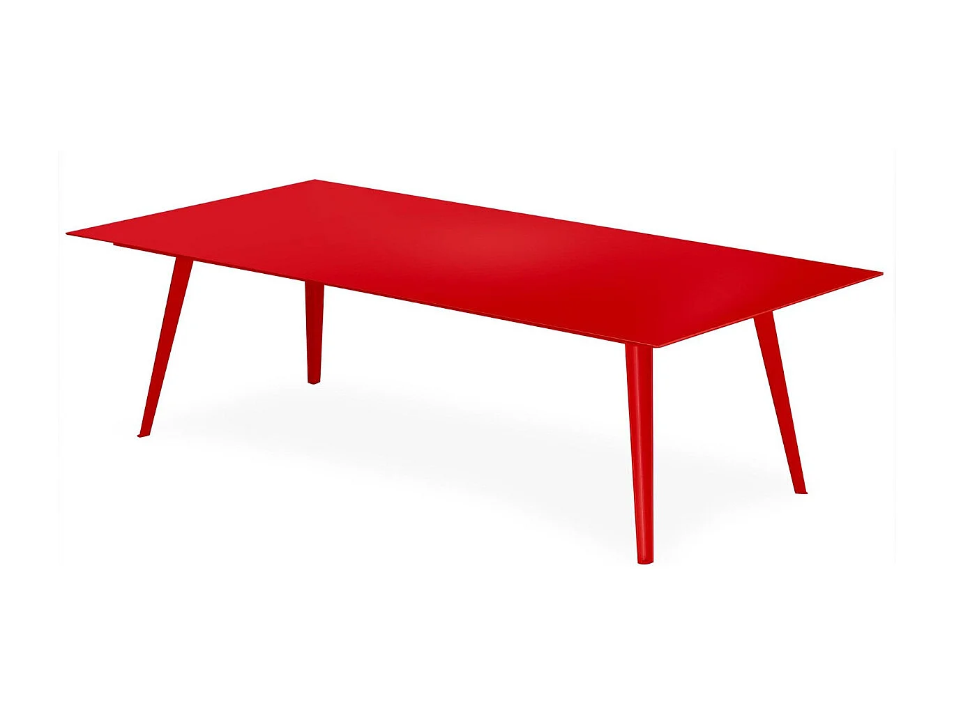 Table Basse Rectangulaire "Bimix" 120cm Rouge