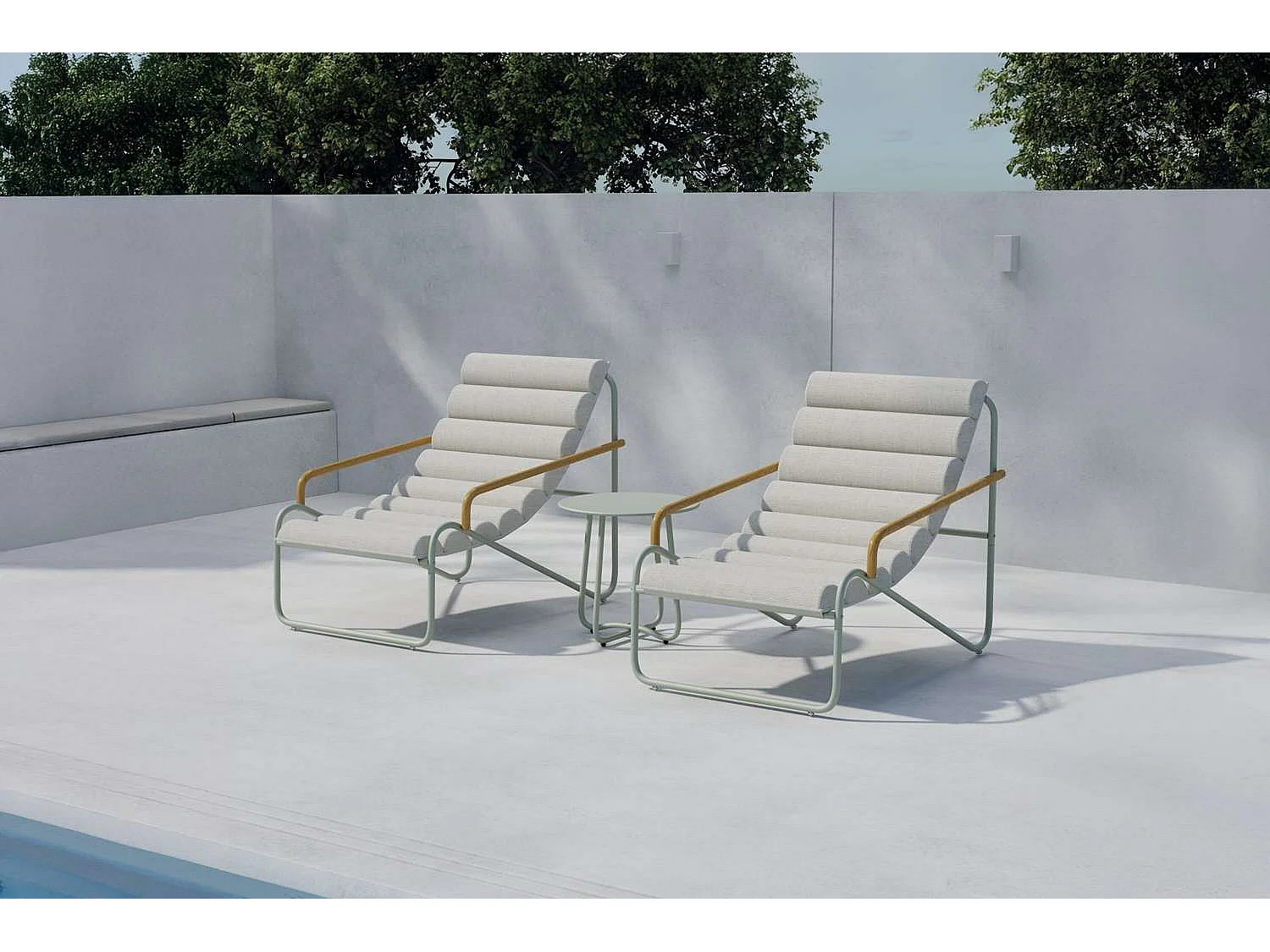 Ithaka Loungeset grün.