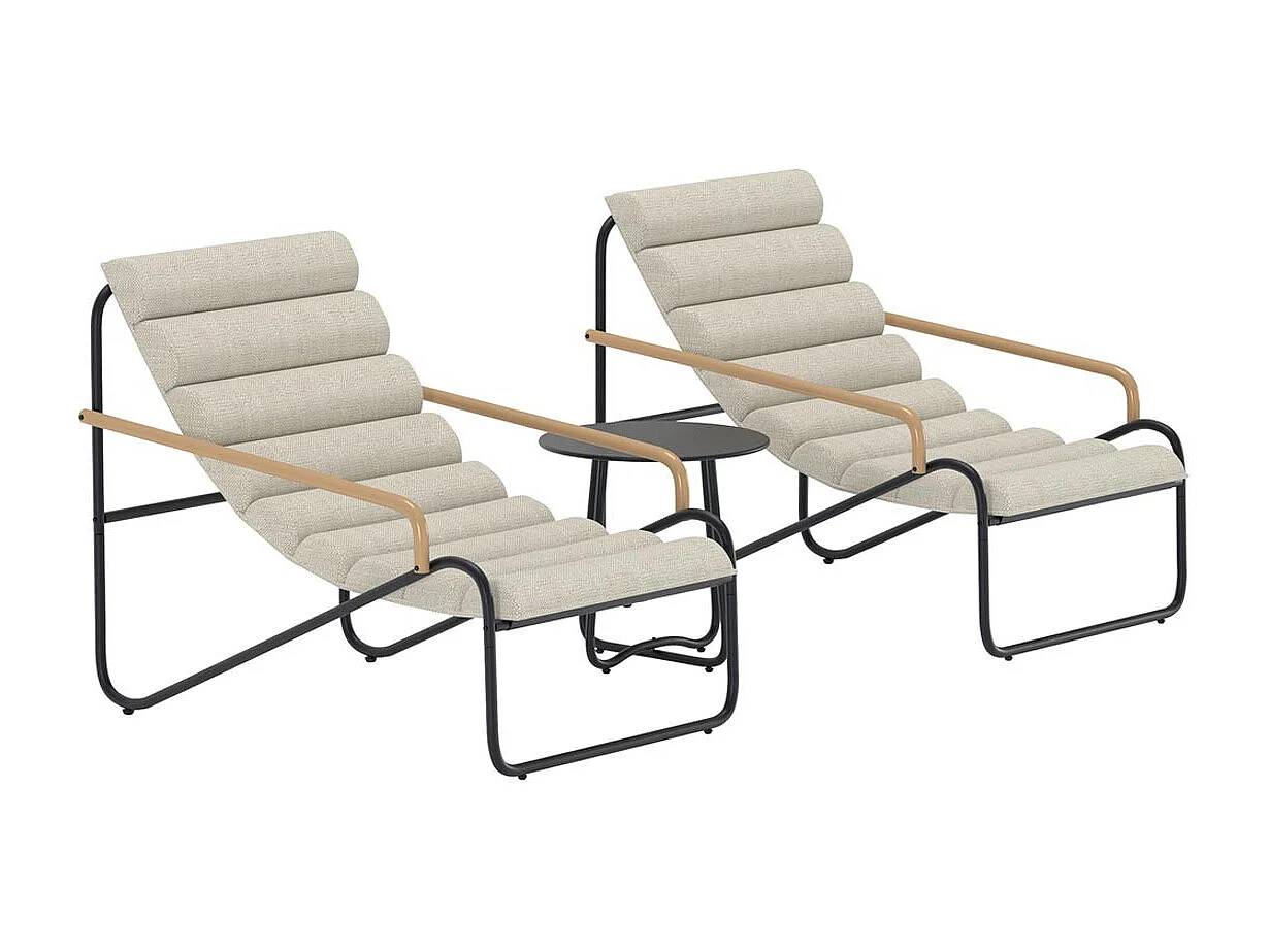 Ithaka Loungeset schwarz.