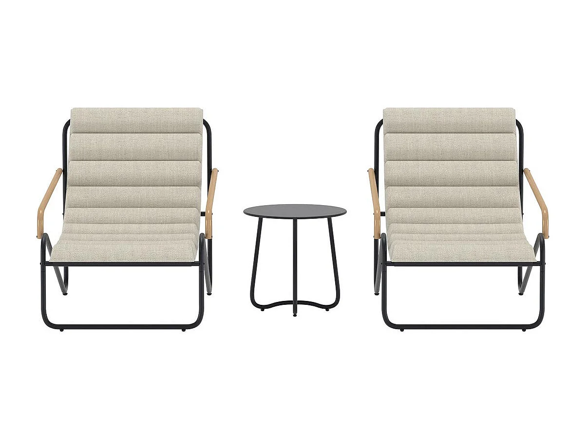 Ithaka Loungeset schwarz.