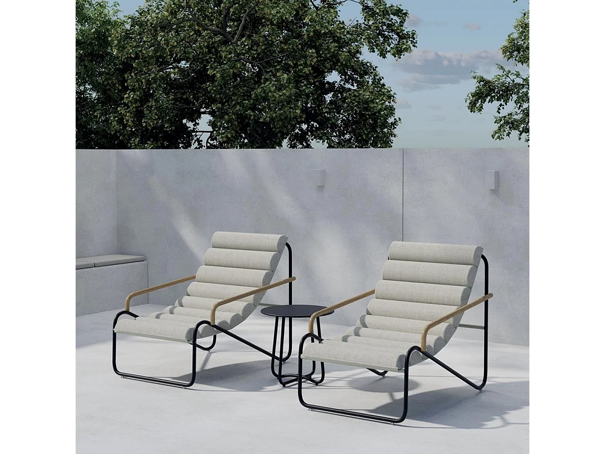 Ithaka Loungeset schwarz.