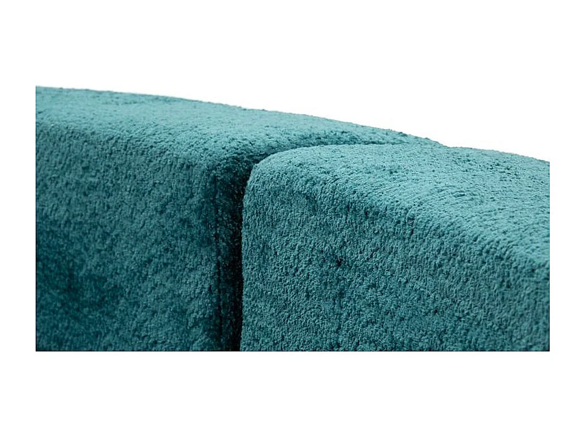 Canapé Teal design contemporain bleu intense