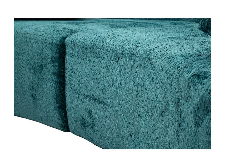 Canapé Teal design contemporain bleu intense