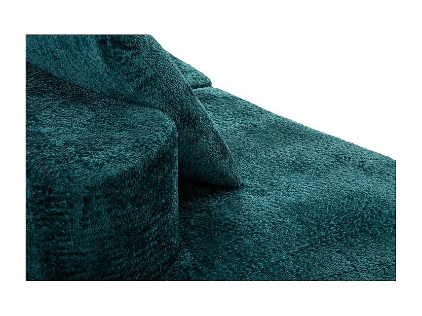 Canapé Teal design contemporain bleu intense