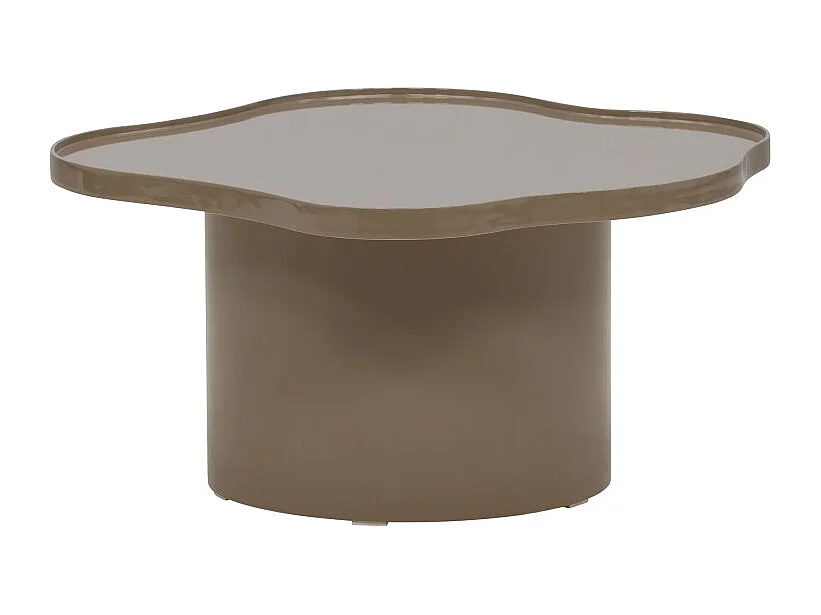Table Basse Design "Ilse" 90cm Marron