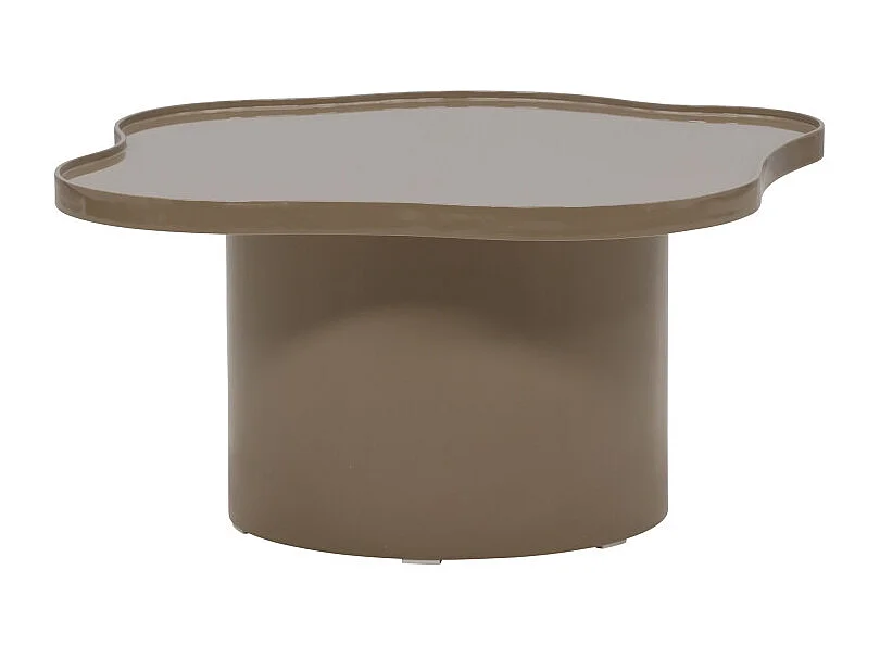 Table Basse Design "Ilse" 90cm Marron
