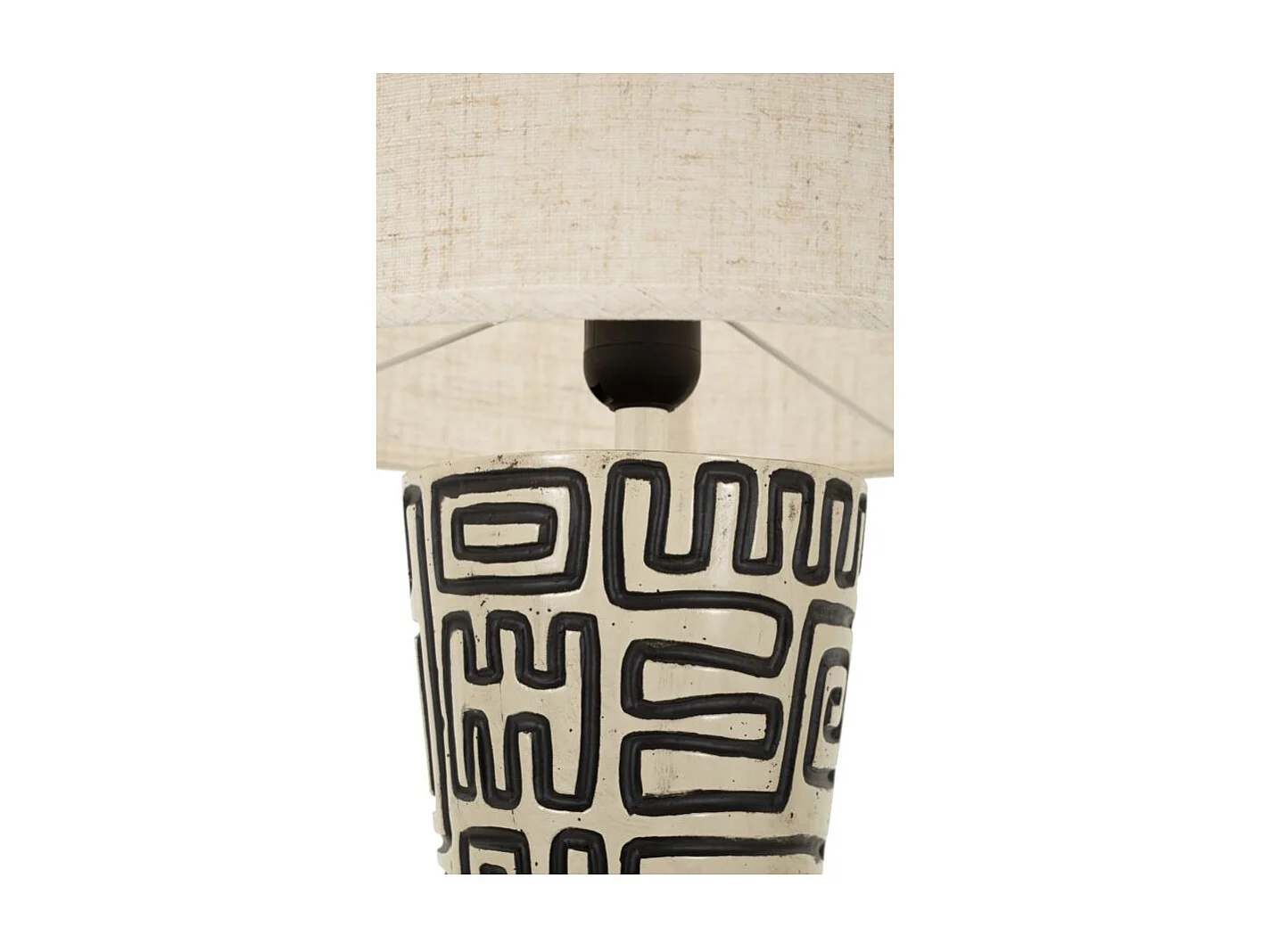 Lampe Design "Nairobi" 145cm Blanc & Noir