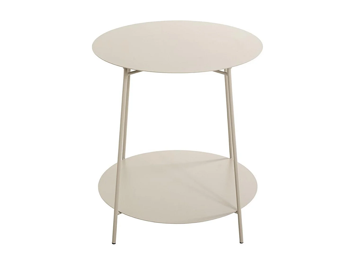 Table Basse en Métal "Conrad" 50cm Gris