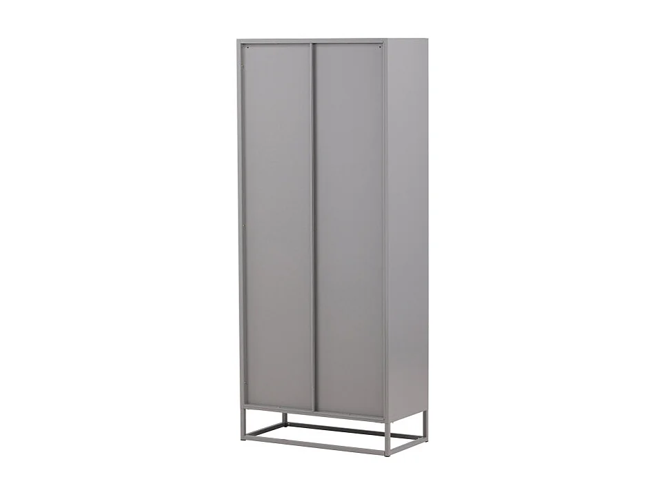Vaisselier 4 Portes "Bakal" 190cm Gris